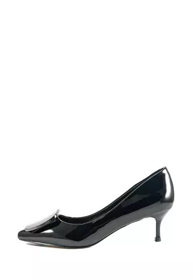 Туфлі жіночі Fabio Monelli D563-1Q чорний лак фото 1 — інтернет-магазин Tapok
