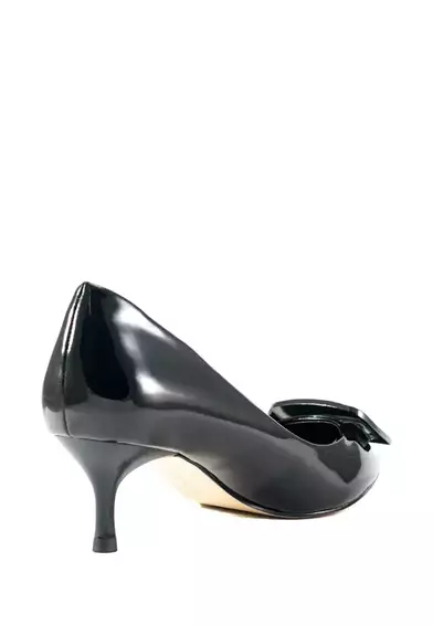 Туфли женские Fabio Monelli D563-1Q черный лак фото 2 — интернет-магазин Tapok