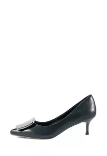 Туфлі жіночі Fabio Monelli D563-1G чорна шкіра
