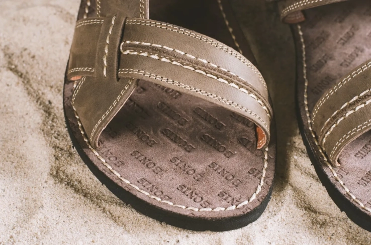 Мужские сандали кожаные летние коричневые Bonis Original 25 фото 2 — интернет-магазин Tapok