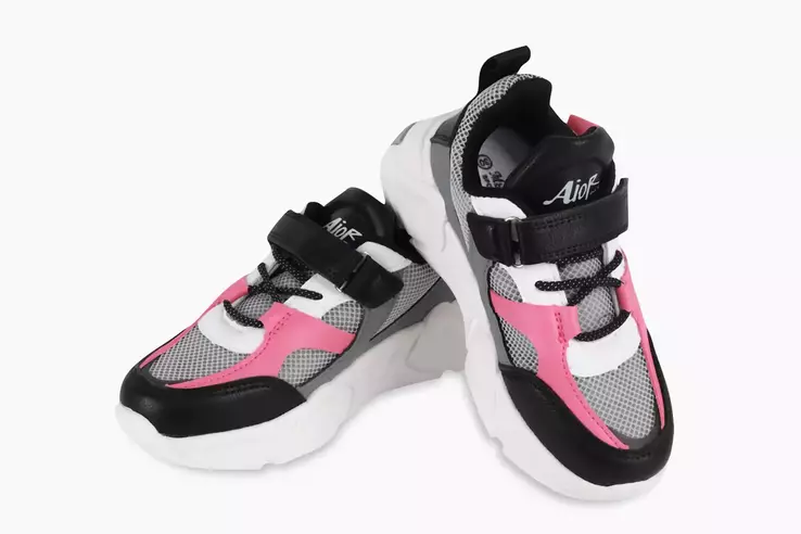 Кроссовки для девочки Мышонок L561-2M Черный фото 2 — интернет-магазин Tapok