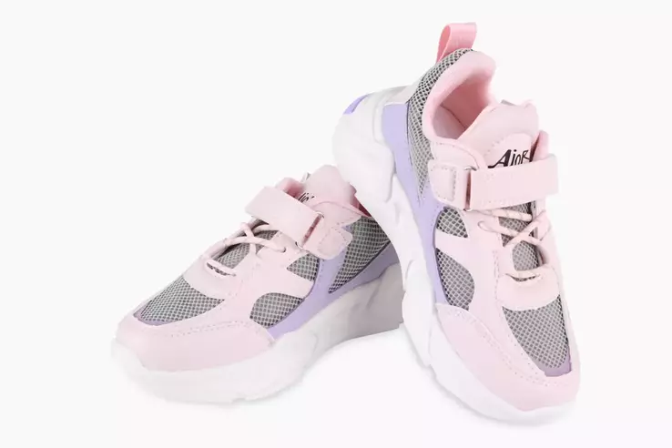 Кроссовки для девочки Мышонок L561-2Q Розовый фото 2 — интернет-магазин Tapok