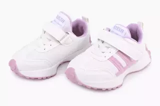 Кроссовки для девочки Y.Top JY185-1 Бело-розовый