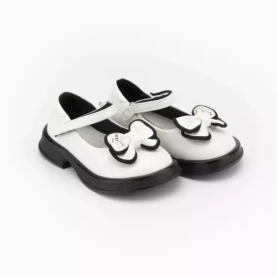 Туфли для девочки Мышонок A33-2 Белый фото 1 — интернет-магазин Tapok