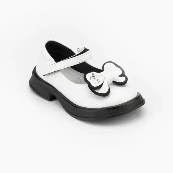 Туфли для девочки Мышонок A33-2 Белый фото 4 — интернет-магазин Tapok