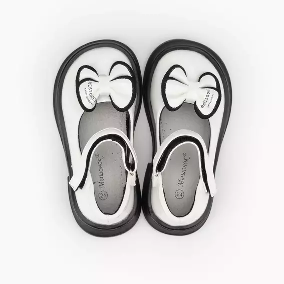 Туфли для девочки Мышонок A33-2 Белый фото 7 — интернет-магазин Tapok
