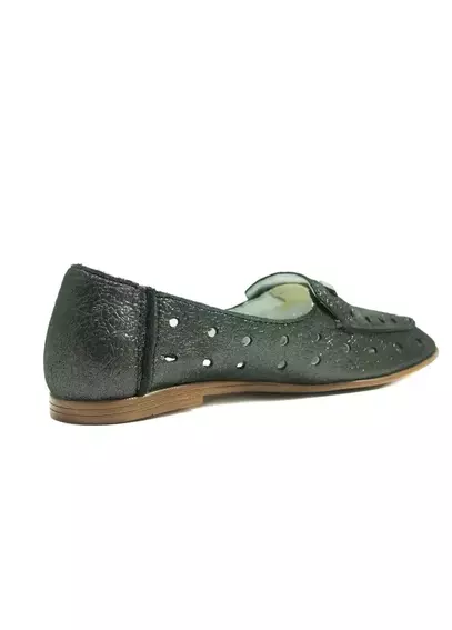 Туфли летние женские SELESTA T7361-121 серые фото 2 — интернет-магазин Tapok