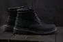 Мужские ботинки кожаные зимние черные Accord БОТ Фото 3