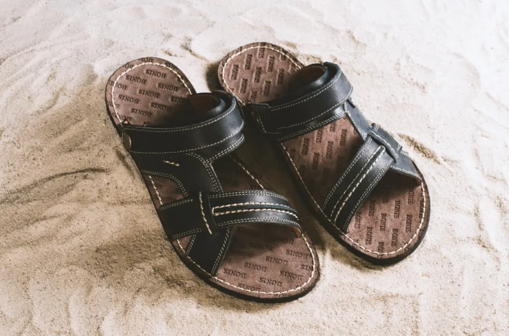 Мужские сандали кожаные летние черные Bonis Original 25 фото 1 — интернет-магазин Tapok