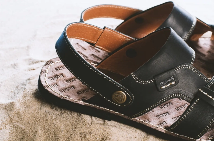 Мужские сандали кожаные летние черные Bonis Original 25 фото 4 — интернет-магазин Tapok