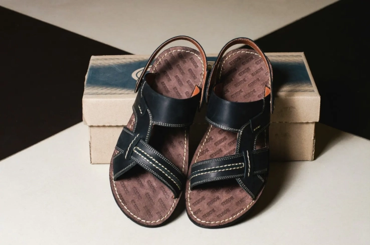 Мужские сандали кожаные летние черные Bonis Original 25 фото 6 — интернет-магазин Tapok