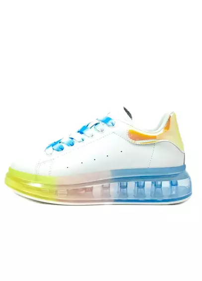 Кроссовки демисезон женские Allshoes BF1-YB666 Белый фото 1 — интернет-магазин Tapok
