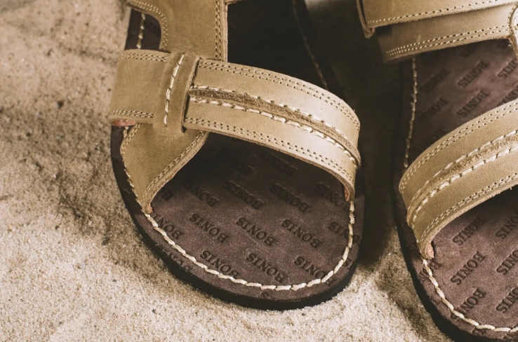 Мужские сандали кожаные летние оливковые Bonis Original 25 фото 2 — интернет-магазин Tapok