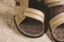 Мужские сандали кожаные летние оливковые Bonis Original 25 Фото 2