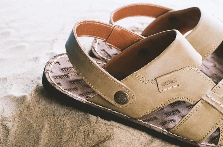 Мужские сандали кожаные летние оливковые Bonis Original 25 фото 4 — интернет-магазин Tapok