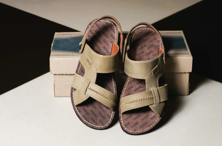 Мужские сандали кожаные летние оливковые Bonis Original 25 фото 5 — интернет-магазин Tapok