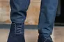 Мужские туфли замшевые весна/осень синие Yuves М5 (Trade Mark) Фото 2