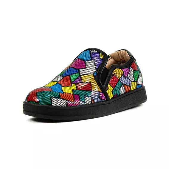 Слипоны детские Foletti Kids FK-Tina Комбинированный фото 1 — интернет-магазин Tapok