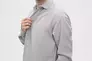 Рубашка однотонная мужская Breezy 23201082 Серый Фото 1