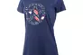 Жіноча футболка JEEP T-SHIRT STAR Botanical Print J22W Синій Фото 1