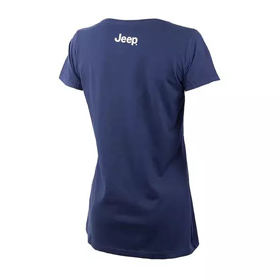 Жіноча футболка JEEP T-SHIRT STAR Botanical Print J22W Синій фото 2 — інтернет-магазин Tapok