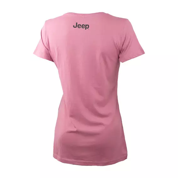 Жіноча футболка JEEP T-SHIRT STAR Botanical Print J22W Фіолетовий фото 2 — інтернет-магазин Tapok