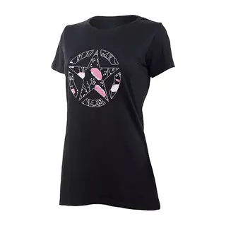 Жіноча футболка JEEP T-SHIRT STAR Botanical Print J22W Чорний