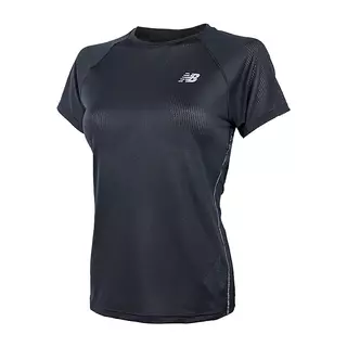 Жіноча футболка New Balance Impact Run SS Чорний