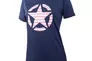 Женская Футболка JEEP T-SHIRT OVERSIZE STAR Striped Print Turn Синий Фото 1