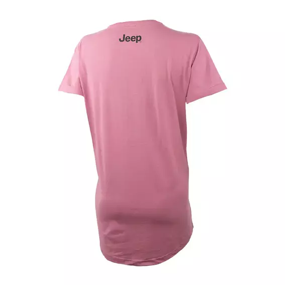 Жіноча футболка JEEP T-SHIRT OVERSIZE STAR Striped Print Turn Фіолетовий фото 2 — інтернет-магазин Tapok