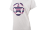 Жіноча футболка JEEP T-SHIRT OVERSIZE STAR Striped Print Turn Сірий Фото 1