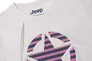 Женская Футболка JEEP T-SHIRT OVERSIZE STAR Striped Print Turn Серый Фото 3