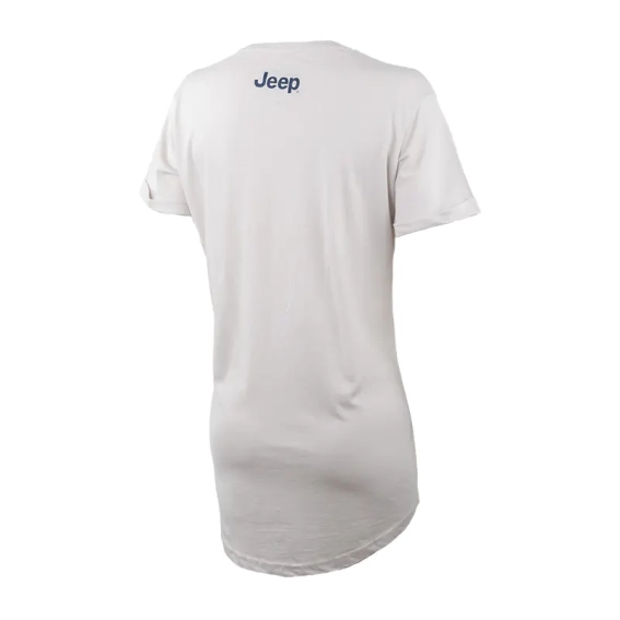 Жіноча футболка JEEP T-SHIRT OVERSIZE STAR Striped Print Turn Сірий фото 10 — інтернет-магазин Tapok