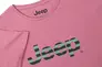 Жіноча футболка JEEP T-SHIRT OVERSIZE Striped Print Turn Фіолетовий Фото 3