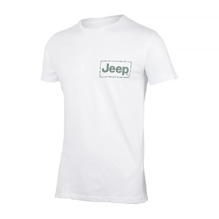 Чоловічі футболки JEEP T-SHIRT Stiched frame Small Print J22W Білий