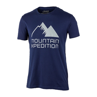 Чоловічі футболки JEEP T HIRT MOUNTAIN XPEDITION Print JX22A Синій