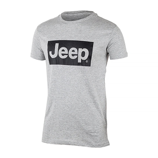 Чоловічі футболки JEEP T-SHIRT Contours J22W Сірий
