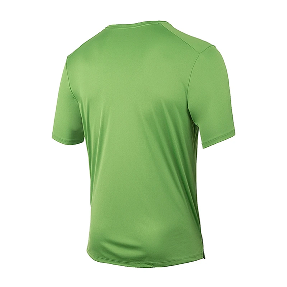Мужская Футболка Nike M NK DF UV RUN DVN MILER GX Зеленый фото 2 — интернет-магазин Tapok