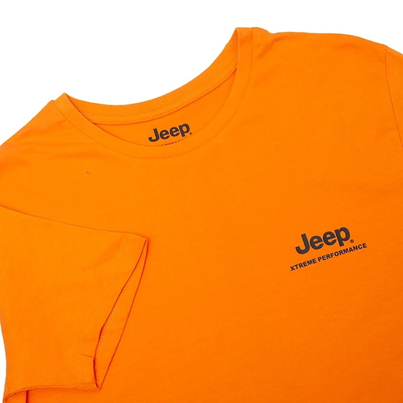 Чоловічі футболки JEEP T HIRT EEK&amp;DISCOVERY Back Vertical Print JX22A Помаранчевий фото 3 — інтернет-магазин Tapok