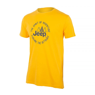 Чоловічі футболки JEEP T HIRT spirit of adventure Жовтий