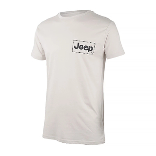Чоловічі футболки JEEP T HIRT tiched frame mall Print J22W Сірий