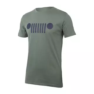 Чоловічі футболки JEEP T-SHIRT GRILLE J22W Хакі