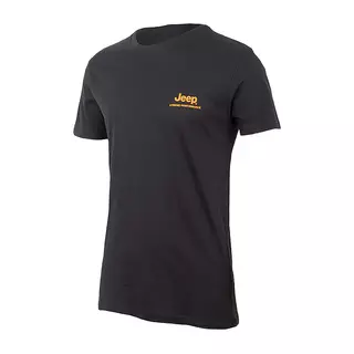 Чоловічі футболки JEEP T-SHIRT SEEK&amp;DISCOVERY Back Vertical Print JX22A Чорний
