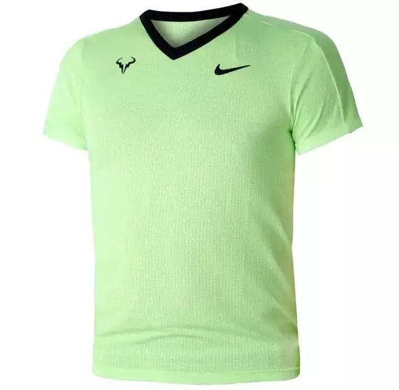 Футболка муж. Nike Court Dri-FIT ADV Rafa Top green CV2802-345 фото 1 — интернет-магазин Tapok