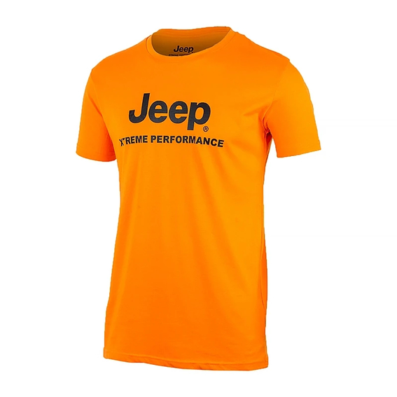 Чоловічі футболки JEEP T HIRT XTREME PERFORMANCE Print JX22A Помаранчевий фото 1 — інтернет-магазин Tapok