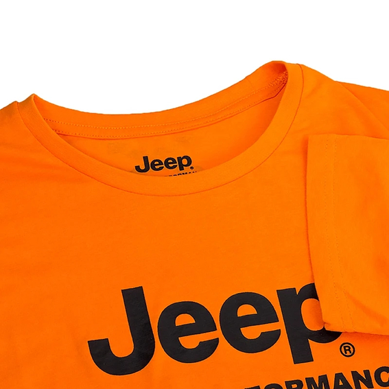 Чоловічі футболки JEEP T HIRT XTREME PERFORMANCE Print JX22A Помаранчевий фото 3 — інтернет-магазин Tapok