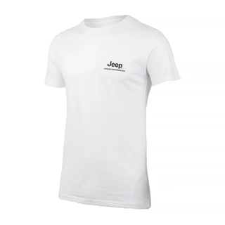 Чоловічі футболки JEEP T-SHIRT SEEK&amp;DISCOVERY Back Vertical Print JX22A Білий