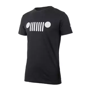Чоловічі футболки JEEP T-SHIRT GRILLE J22W Чорний