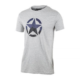 Чоловічі футболки JEEP T-SHIRT STAR J22W Сірий