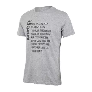 Чоловічі футболки JEEP T-SHIRT Since 1941 Сірий